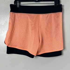 Vogo athletic short pants women’s size large orange